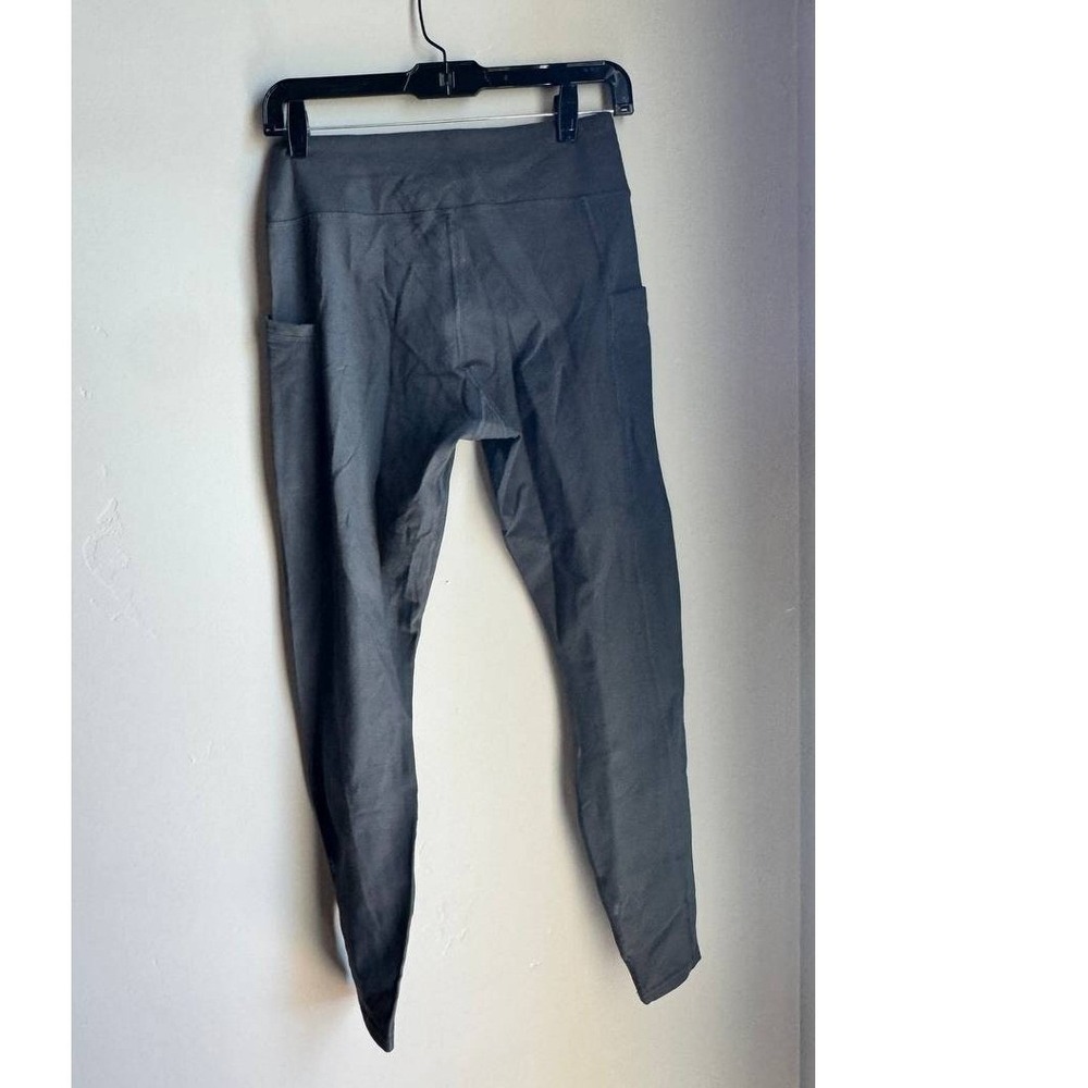 Pact Organic Cotton Black High Rise Leggings Pockets S Athleisure Clean Girl - Picture 3 of 5